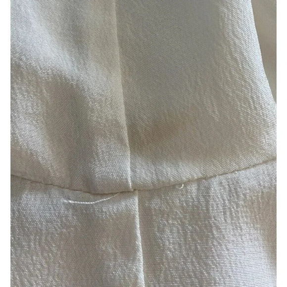 Kate Spade New York Blouse Top Silk Cream Lace Tassel Small S - Picture 5 of 5